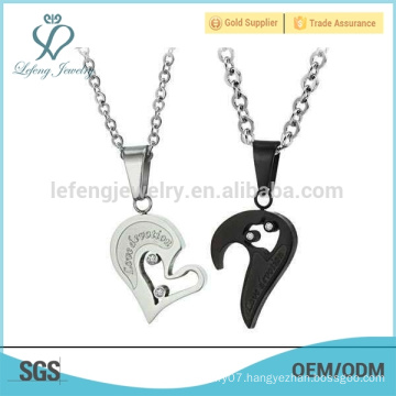 Popular couples breakable heart pendant, best pendant gifts for lover